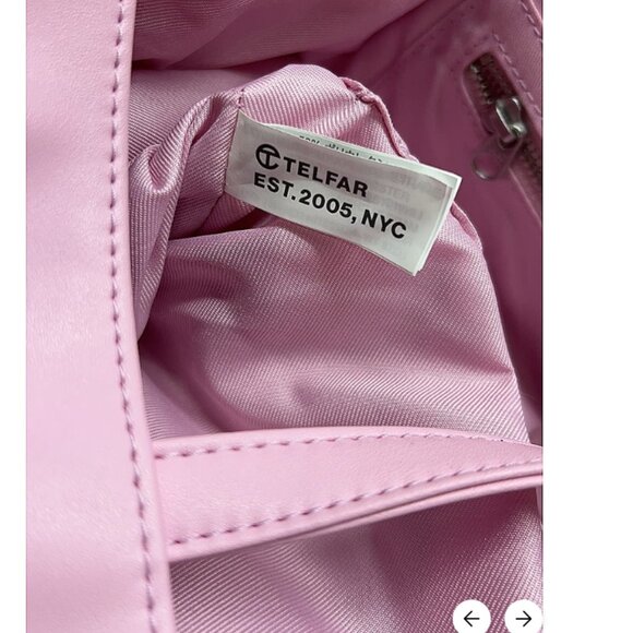 Telfar Large Bubblegum Pink Shopping Bag - Tote (Vegan Leather) - Picture 4 of 9